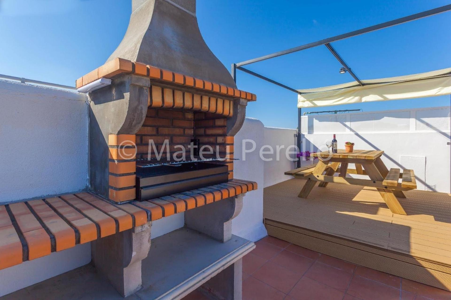 Wohnung In Son Baulo Mit Terrasse, Garten Und Grill Can Picafort  Exterior foto