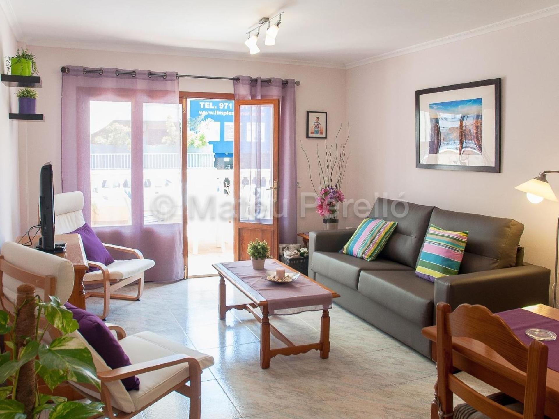 Wohnung In Son Baulo Mit Terrasse, Garten Und Grill Can Picafort  Exterior foto